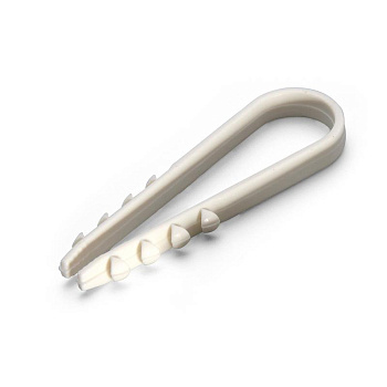 Дюбель-хомут(нейлон) ДХ 19-25 (ч) (100шт.) (Fortisflex) 59566