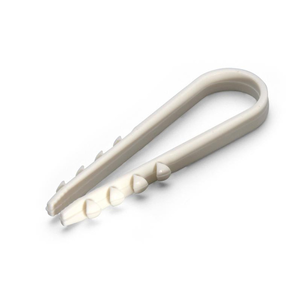 Дюбель-хомут(нейлон) ДХ 19-25 (ч) (100шт.) (Fortisflex) 59566