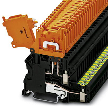 Phoenix Contact Клемма защитного провода UT 4-PE/HEDI 3074004