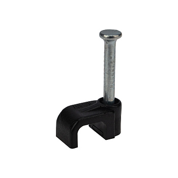 Крепеж кабеля плоский 6 х 4 мм, черный (упак. 50 шт) Rexant 07-4206-1