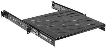 IEK ITK 19" выдвижная полка глубиной 600 мм, черная SS05-600PI