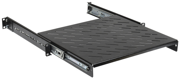 IEK ITK 19" выдвижная полка глубиной 800 мм, черная SS05-800PI