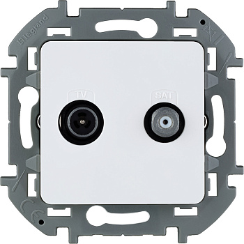 Legrand INSPIRIA Белый Розетка TV/SAT "звезда" 673880
