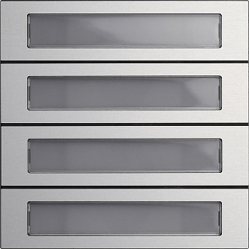 Gira Модуль кнопок вызова System 106 4-местн. 5534926