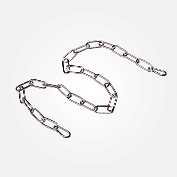 Eurosvet Цепь для люстры 1 м 10300 цепь длиной 1 метр с  2 карабинами хром, арт. 73023 00000073023