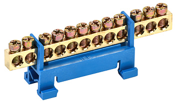 IEK Шина N ноль на DIN-изол тип Стойка ШНИ-6х9-12-С-С
