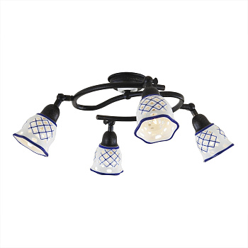 Citilux CL534541 Ажур Синий Светильник Наст.-Потол