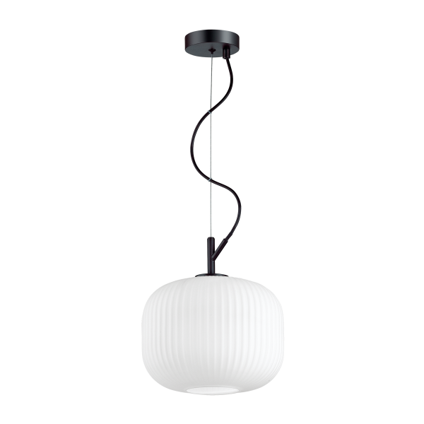 Купить Odeon Light 4753/1 ODL21 белый/черный Подвес E27 60W ROOFI