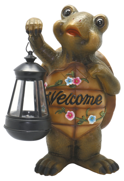 ЭРА SL-RSN28-TRL Садовый светильник на солнечной батарее, полистоун, цветной, 28 см