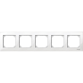 SE Merten SM M-Plan Бел глянец Рамка 5-ая MTN515519