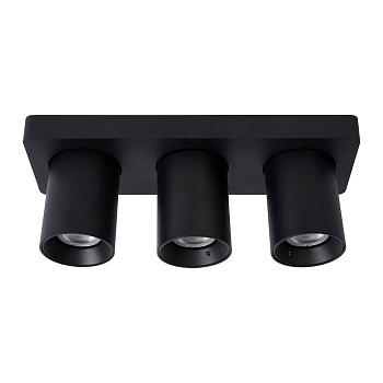 Lucide Потолочный
светильник
NIGEL 09929/15/30,
Металл(черный)
H11,3/ L30/ W10
3xGU10