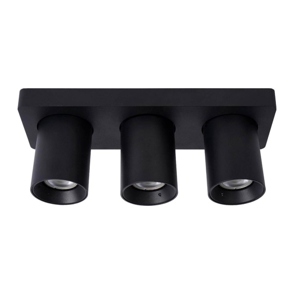 Lucide Потолочный
светильник
NIGEL 09929/15/30,
Металл(черный)
H11,3/ L30/ W10
3xGU10
