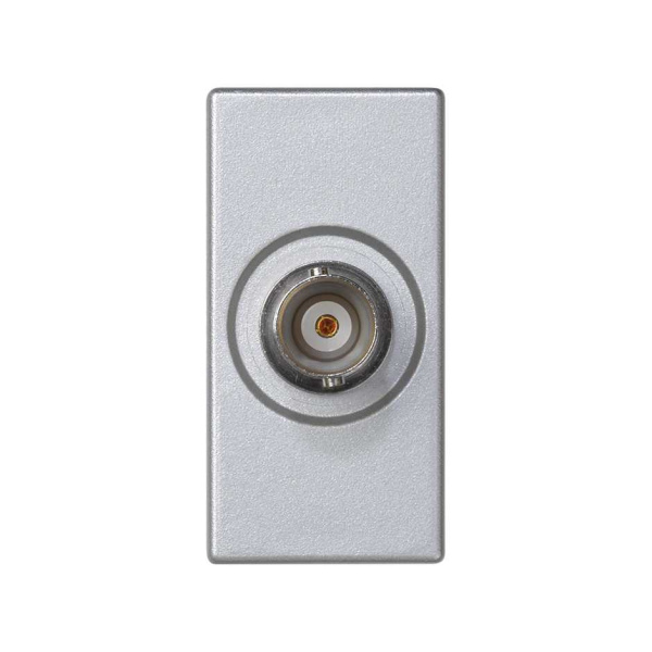 Simon Connect Алюминий Плата с разъёмом BNC "мама", пайка, 22,5х45мм K102D-8