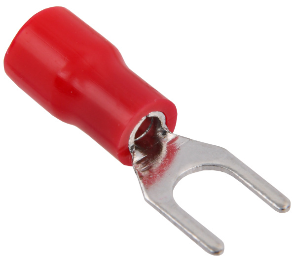 IEK Наконечник НВИ 1,25-4 вилка 0,5-1,5мм (100шт/упак) UNL10-D15-4-4-G