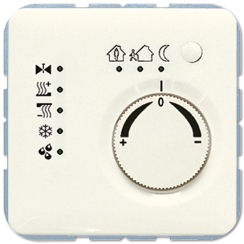 JUNG KNX-регулятор с шинным сопряжением с ручкой для установки температуры 2178TS