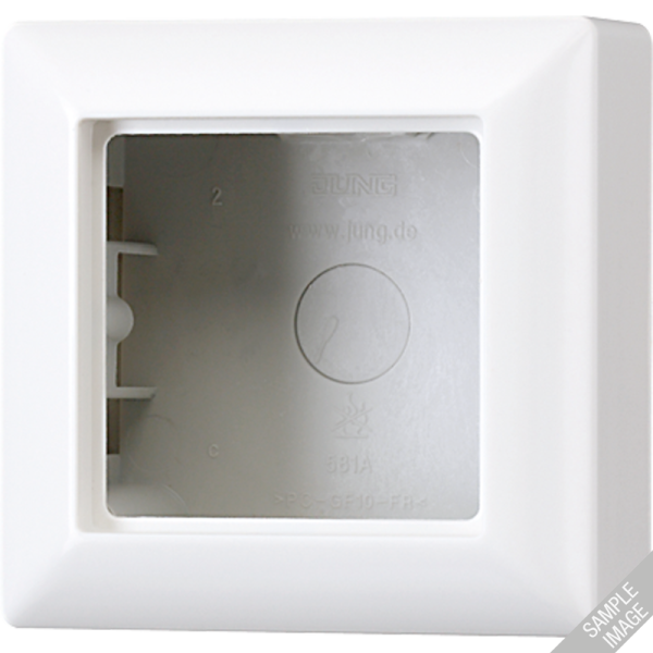 JUNG Шампань Коробка для накладного монтажа 1-кратная AS581ACH