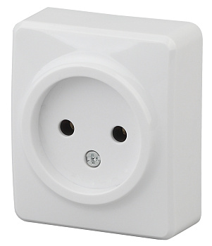 ЭРА 11-2201-01 Эксперт Белый Розетка б/з ОУ