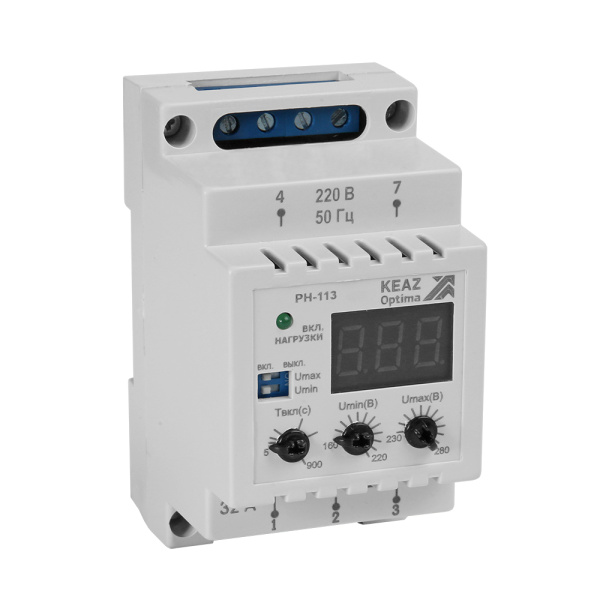 КЭАЗ Реле напряжения OptiDin РН-113-УХЛ3.1