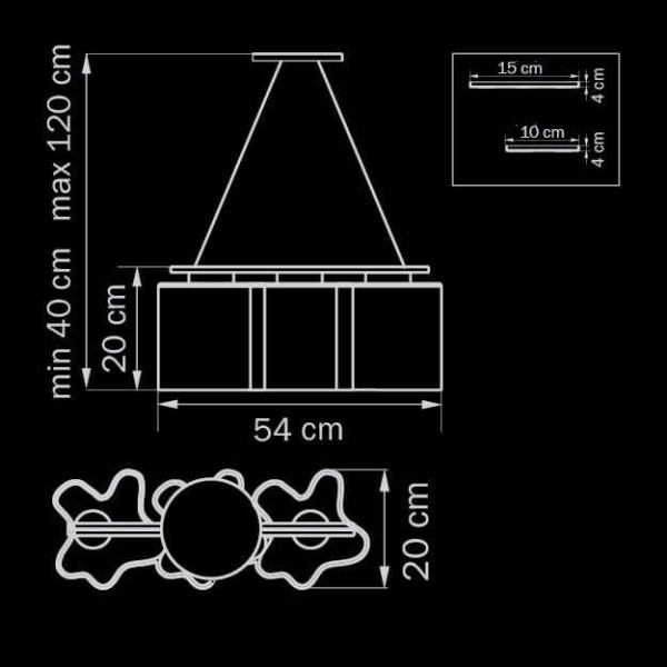Купить Lightstar Люстра подвесная Nubi Lightstar 802130