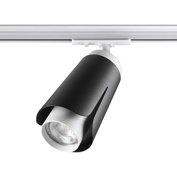 Novotech 370836 PORT NT22 черный Светильник трековый однофазный трехжильный IP20 GU10 9W 220V TULIP