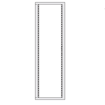 DKC Рама задняя 46U для 19" оборудования в корпуса DAE/CQE 2200 x 600мм R5CRK2260