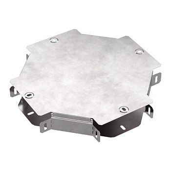 Промрукав Х-образный ответвитель с крышкой Стандарт 150х50 PR16.0459