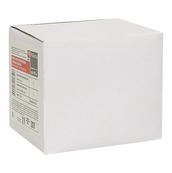 Купить EKF PROxima Корпус КП101 пластиковый 1 кнопка белый