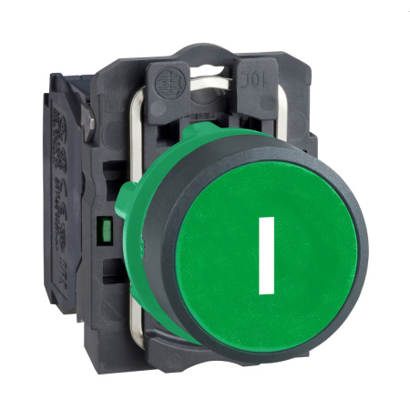 SE XB5 Кнопка с возвратом зеленая 22мм XB5AA3311