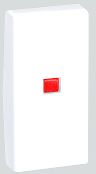 Simon Connect Графит Клавиша узкая с индикатором для выключателя К302, 22,5х45мм K115-14