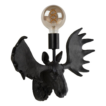 Lucide EXTRAVAGANZA MOOSE Светильник настенный 1xE27 Black 47209/01/30