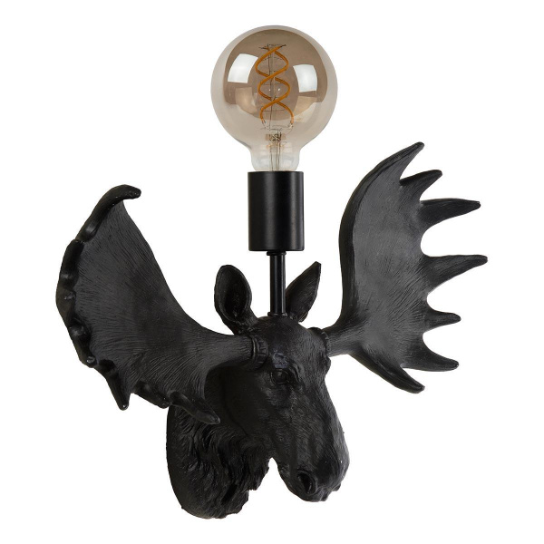 Lucide EXTRAVAGANZA MOOSE Светильник настенный 1xE27 Black 47209/01/30