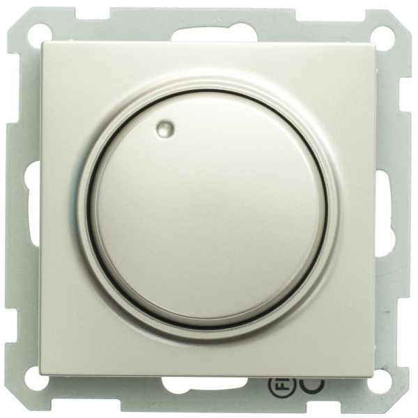 Systeme Electric W59 Светорегулятор (диммер) поворотный 400Вт 230В механизм шампань