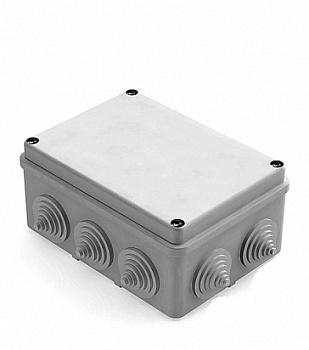 CHINT Коробка распаячная для наружного монтажа, 10 гермовводов, 150х110х70мм, IP44