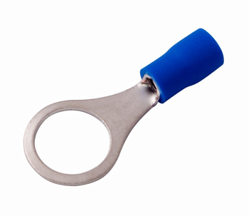 Наконечник кольцевой изолированный ø10.5мм 1.5-2.5мм² (НКи 2.5-10) синий Rexant 08-0037