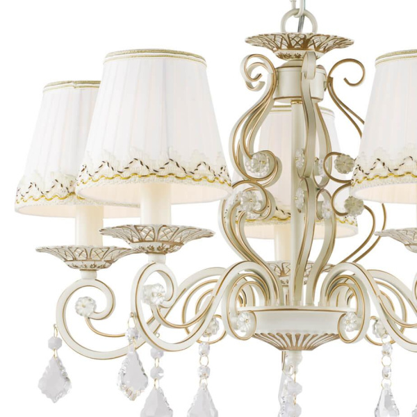 Купить Favourite Musa Бежевая/Белая Люстра 5*E14*40W 1734-5P