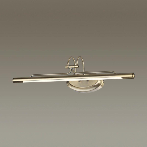 Купить Odeon Light 4907/8WL WALLI ODL22 541 бронзовый/металл/акрил Подсветка для картин LED 8W 4000К 500Лм BACCA