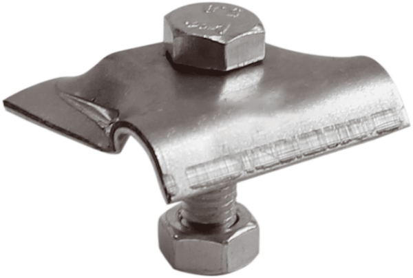 EZETEK Зажим соединительный круглого проводника 8-10 мм прижимной, оцинк. 91071-2