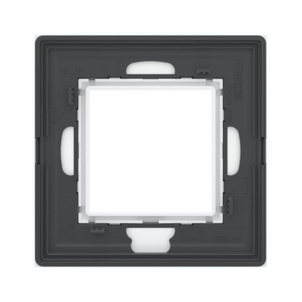 Купить DKC Рамка из натурального стекла,  "Avanti", белая, 1 пост (2 мод.)