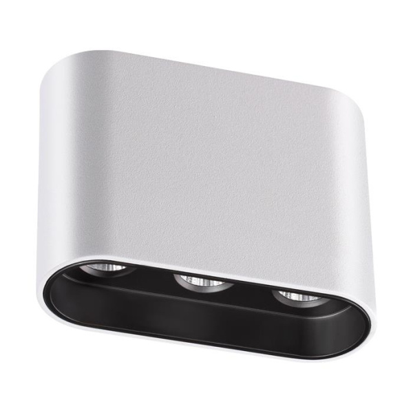 Novotech 357948 NT19 027 белый/черный Накладной светильник IP20 LED 3000К 7W 220-240V BELLA