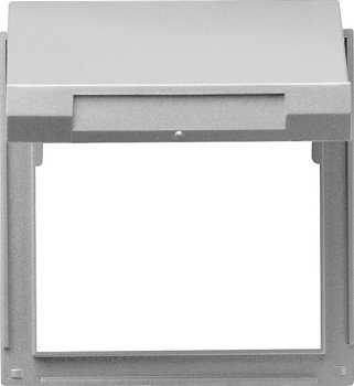 Gira TX-44 Алюминий Переходник с непрозрачной крышкой для изделий серии S-55 065465