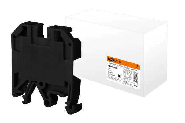 TDM Зажим наборный ЗНИ-10мм2 (JXB70А) черный SQ0803-0405