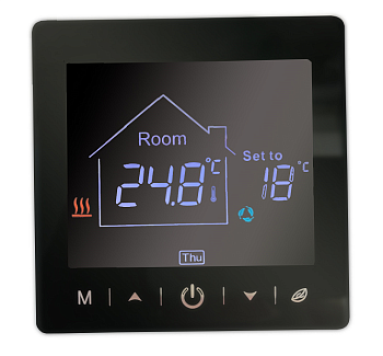 GRANDEKS Терморегулятор 05H WI-FI программируемый черный 16А G 05H Wi-Fi черный