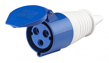 DEKraft Розетка переносная 223 2Р+РЕ 32А 220В IP44 РП-102