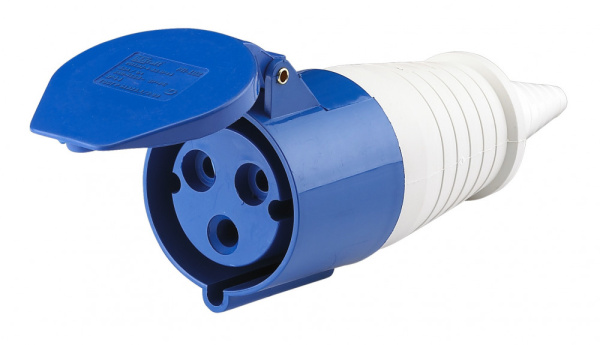 DEKraft Розетка переносная 223 2Р+РЕ 32А 220В IP44 РП-102