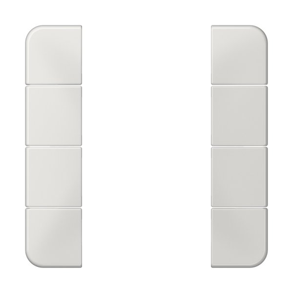 JUNG комплект накладок 4гр светло-серый CD504TSALG