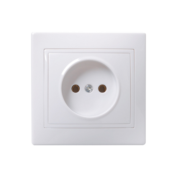 Купить IEK KVARTA РСш10-2-КБ Розетка 1местн. без з/к c защ.штор. 10А (белый)