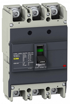 SE EasyPact EZC 250N Автоматический выключатель 3P/3T 150A 25кA/400В EZC250N3150 SE EasyPact EZC 250N Автоматический выключатель 3P/3T 150A 25кA/400В EZC250N3150