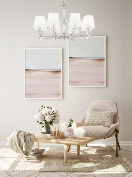 Купить Maytoni Neoclassic Riverside Хром Люстра E14 40W MOD018PL-08CH