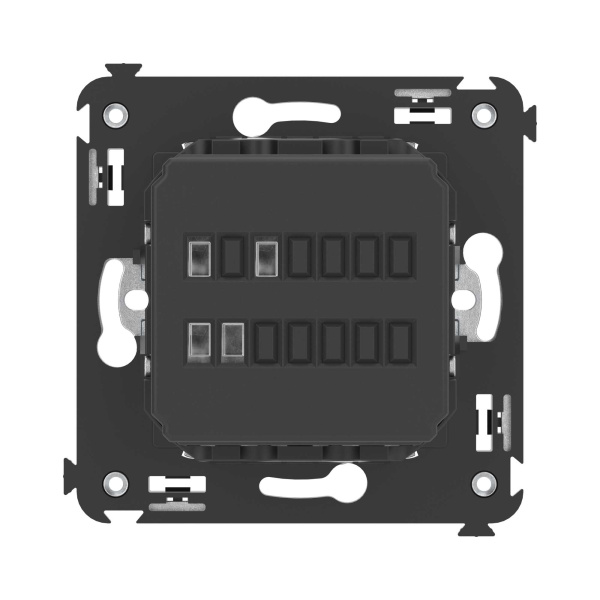 Купить DKC Механизм управления вентиляторами в стену, "Avanti", "Закаленная сталь"