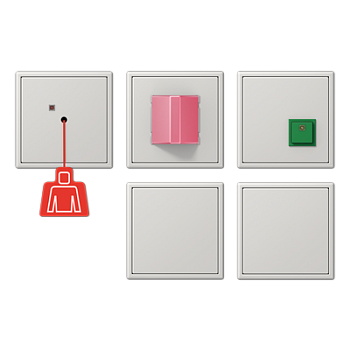 JUNG Аварийная система с ИБП, светло-серый NRSLS0834-2LG